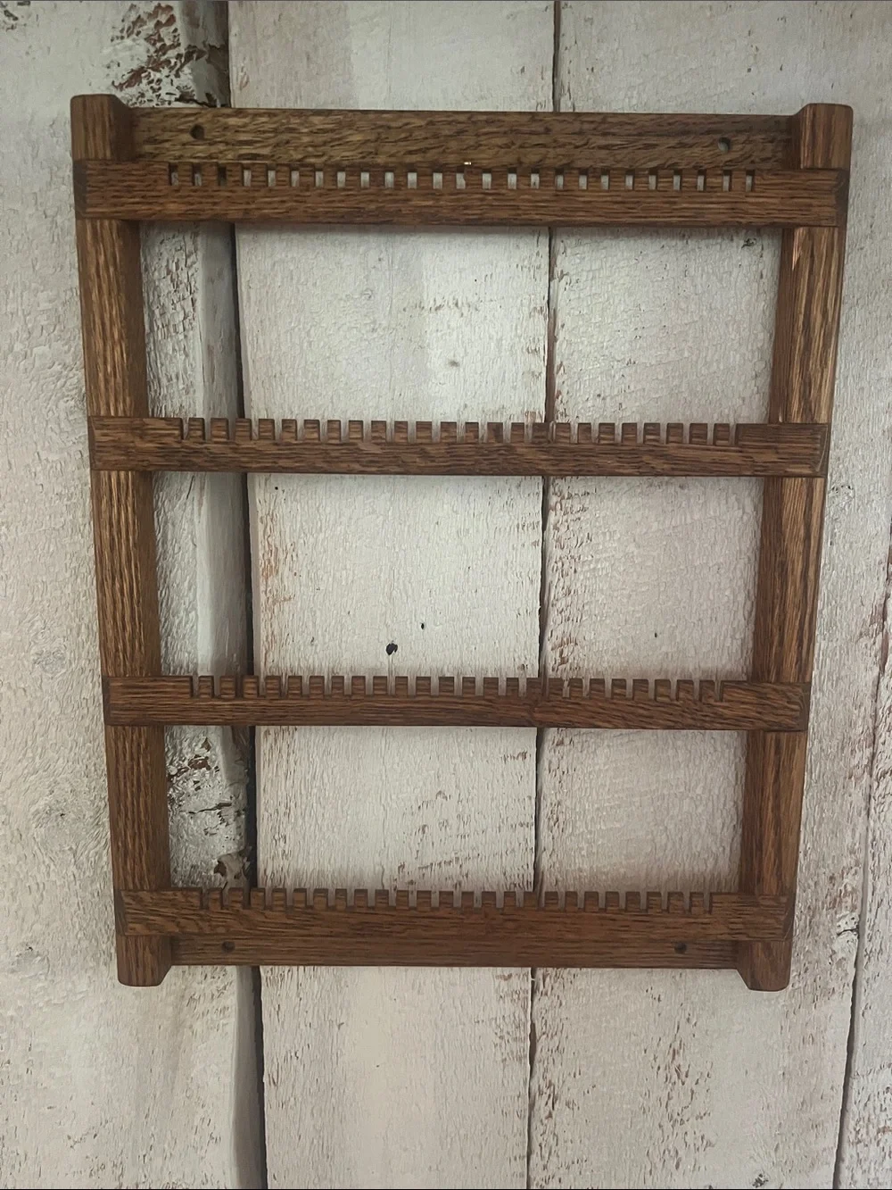 Rustic Vintage Wall Mount Jewelry Organizer - Picture 1 of 6